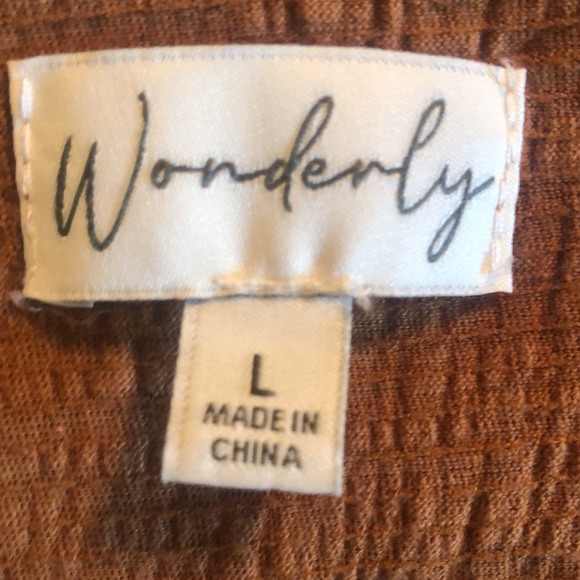 Women’s wonderly babydoll spring cotton spandex blend blouse - Picture 12 of 13